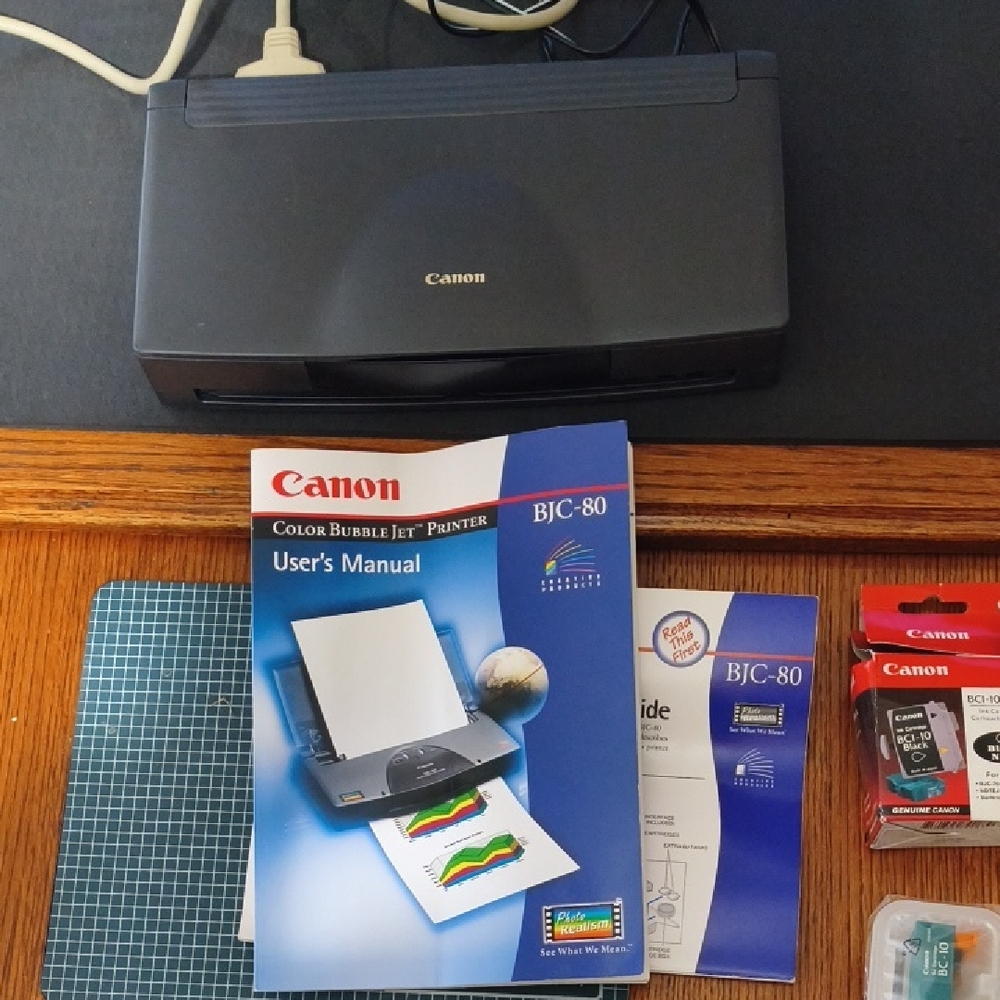 Canon BJC-80 Printer with Accessories